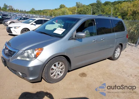 2010 Honda Odyssey Ex-L z USA, uszkodzony, nr VIN 5FNRL3H61AB107148